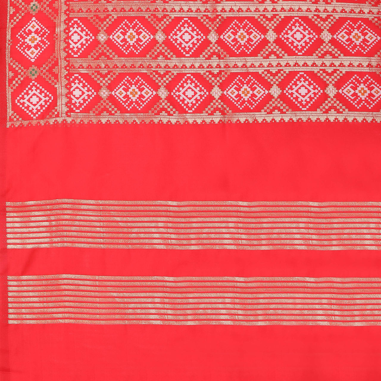 KAPAAHA Women's  Woven Design Silk Blend Dupatta Free Size