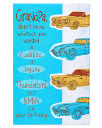 American Greetings Funny Birthday Card for Grandpa (Cars) Cars