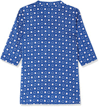 Amazon Brand - Jam & Honey Girl's  Cotton Regular Short Kurti PEACH 2 2 Years-3 Years