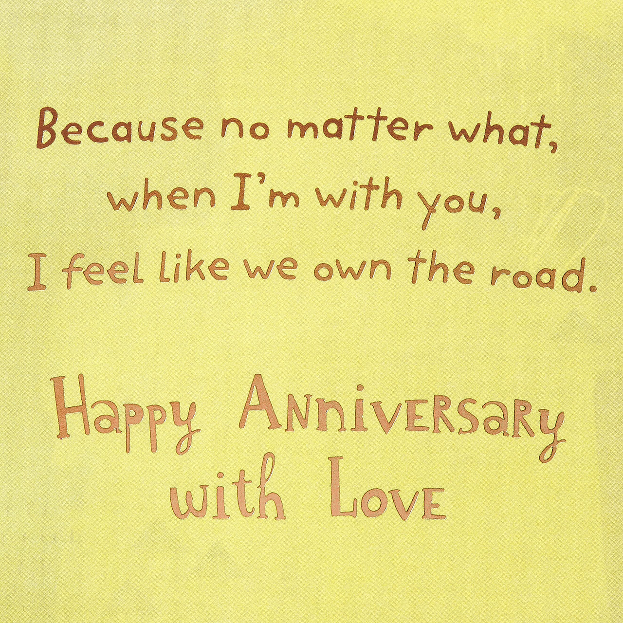 American Greetings Anniversary Card for Wife (Life is a Trip)