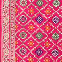 Kapaaha Women's  Woven Silk Blend Banarasi Zari Dupatta/Chunni, Width 45 Inch, Length 2.5 Meter