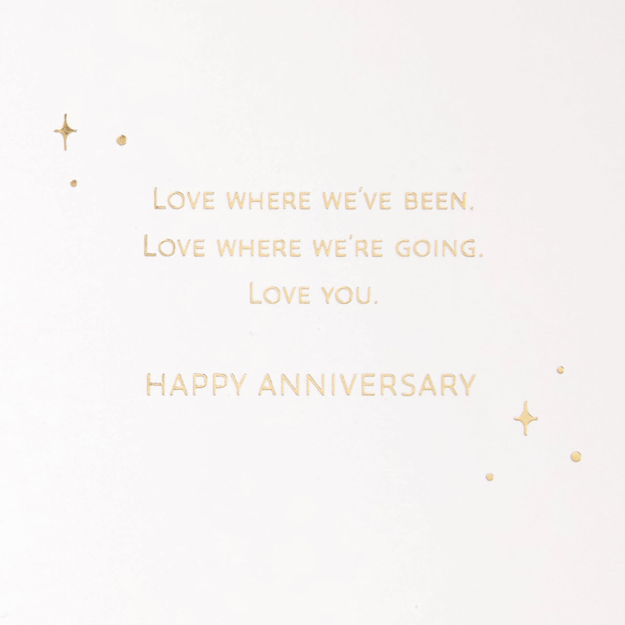 Hallmark Signature Wood Anniversary Card (Where We've Been, Where We're Going) Where We've Been, Where We're Going
