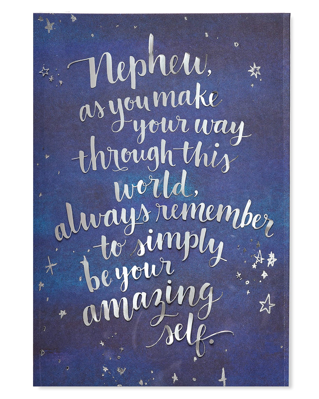 American Greetings Birthday Card for Nephew (Be Your Amazing Self)