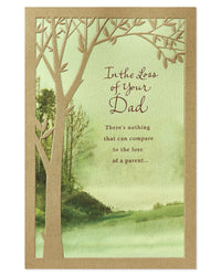 American Greetings Sympathy Card for Loss of Father (Trees) Trees