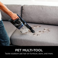 Shark IZ631H Cordless Pro Vacuum with PowerFins and Self-Cleaning Brushroll, Includes Upholstery Tool & Crevice Tool, Up To 60 Minute Runtime, HEPA Filtration, Cordless Vacuum, Dark Grey/Mojito Gray