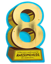 American Greetings 8th Birthday Card (World Record)