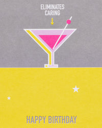 American Greetings Birthday Card for Her (Eliminates Caring) Eliminates Caring