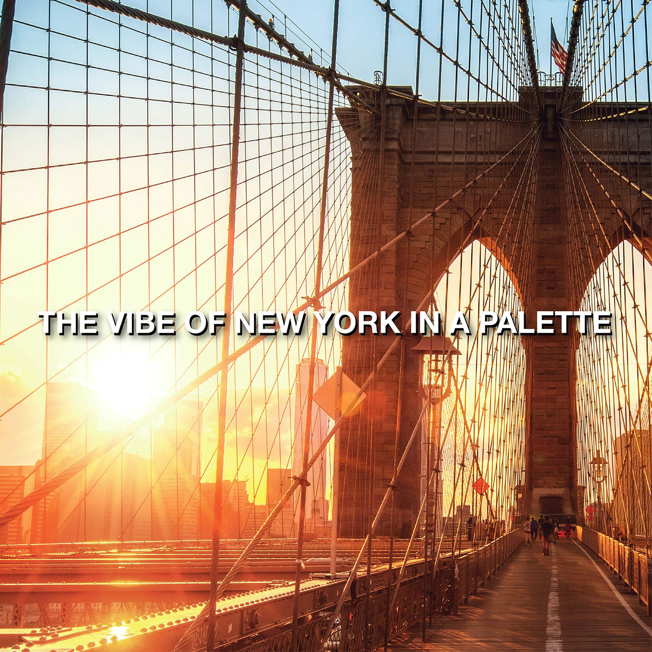 Maybelline New York Eyeshadow Palette, 6 Highly Blendable Shades, Sheer Finish, City Mini Palette, Brooklyn Orange, 6.4g