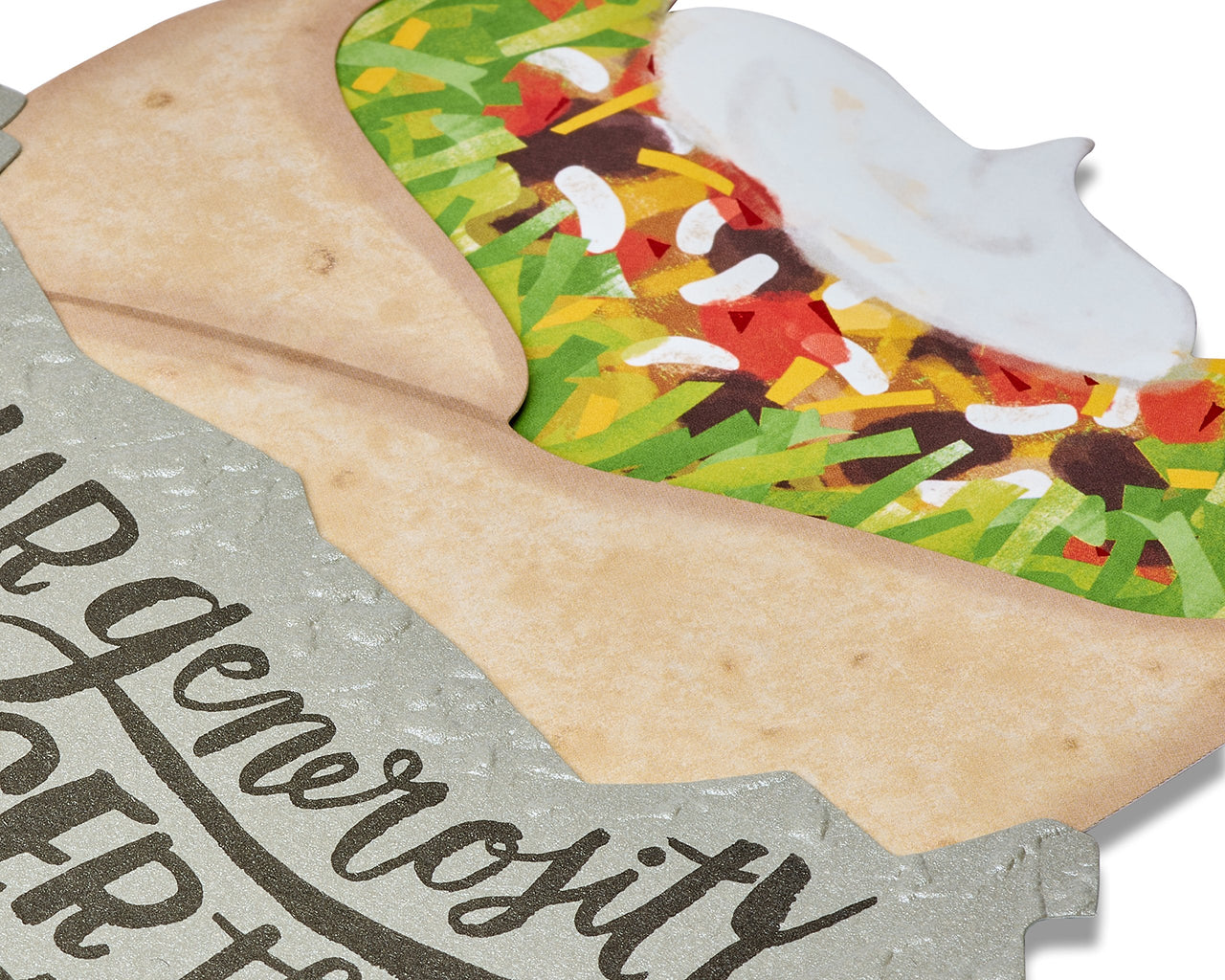 American Greetings Funny Thank You Card (Burrito) Burrito