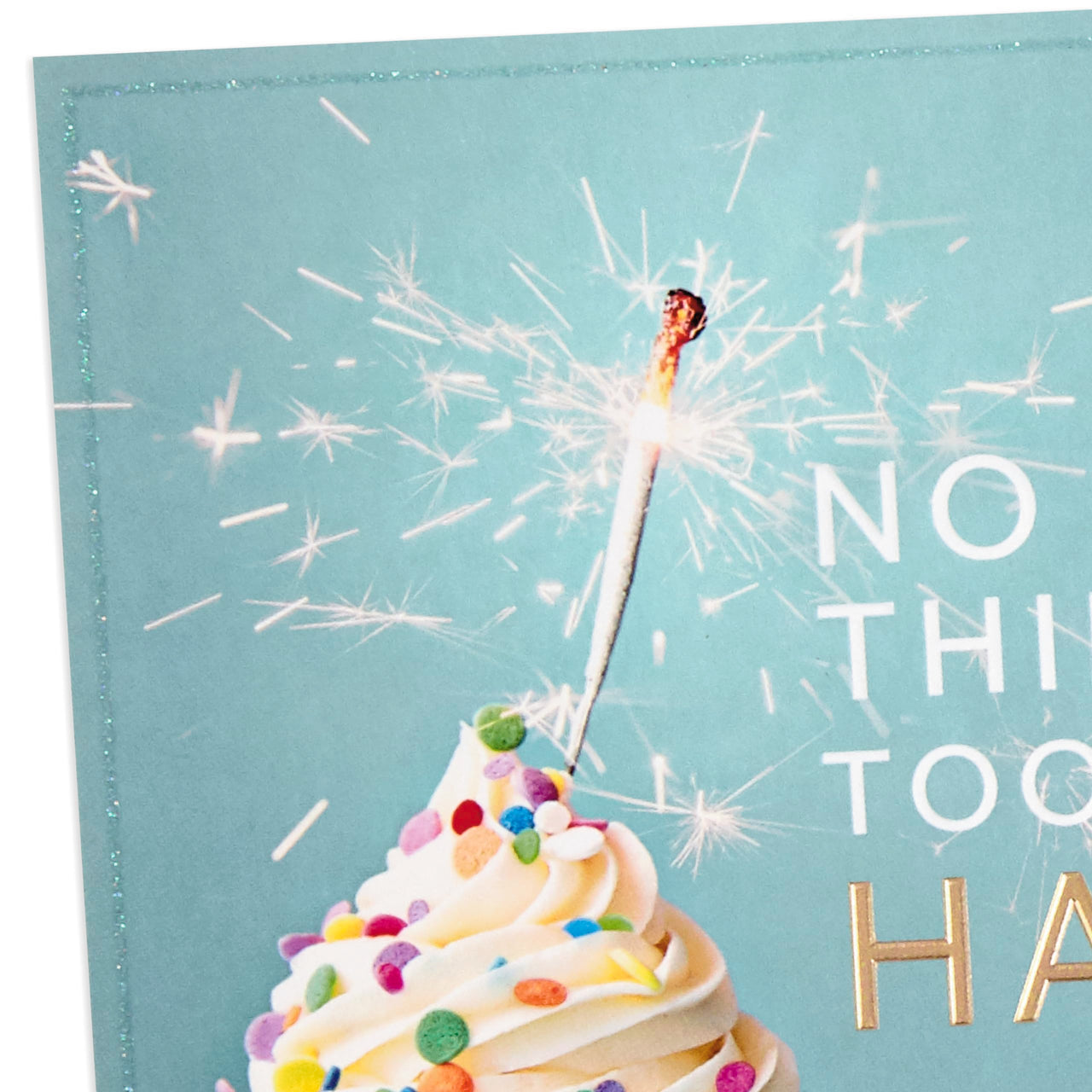 Hallmark Signature Birthday Card (Best Birthday Ever) Light Blue