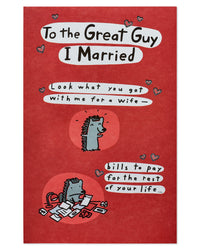 American Greetings Birthday Card for Husband (Crazy Life)