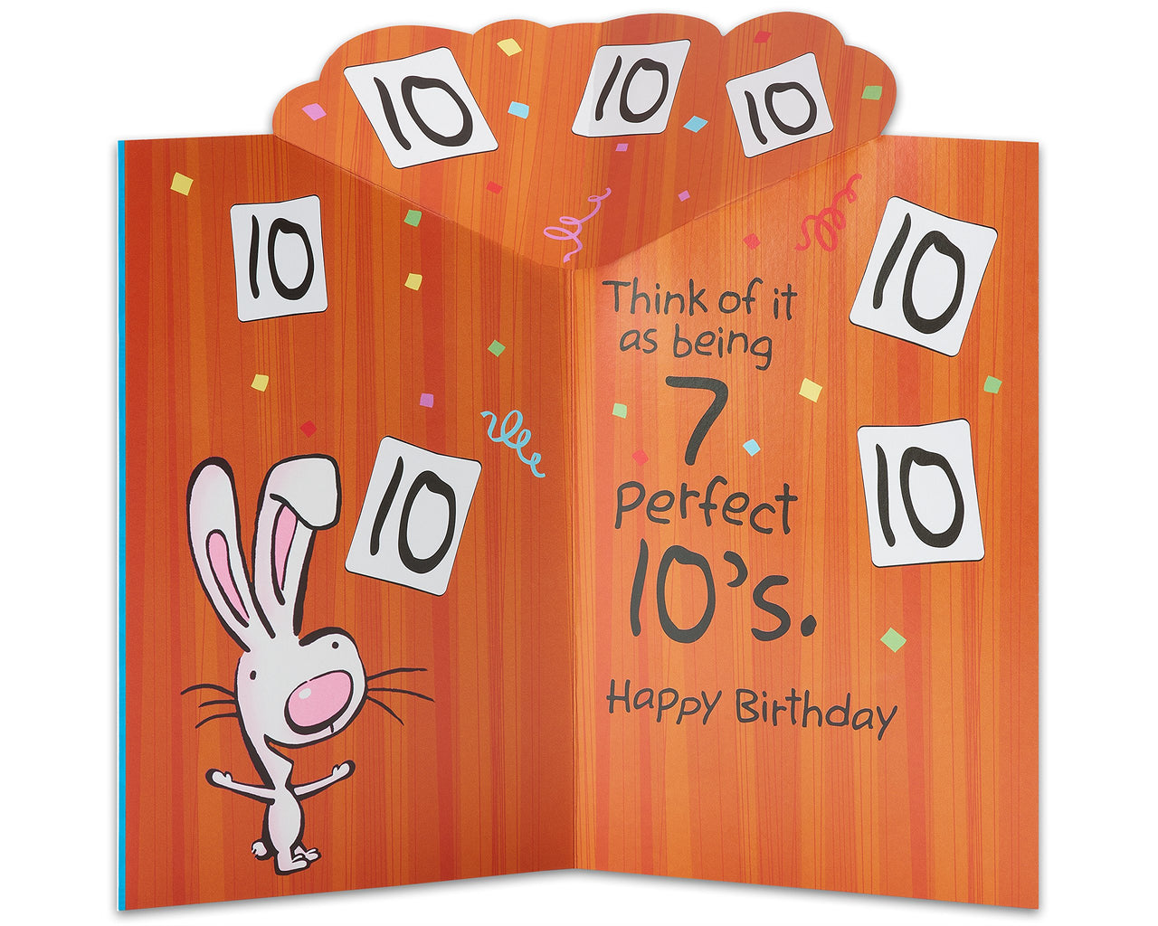 American Greetings Funny 70th Birthday Cards (Pop Up Cartoon Bunny) Pop Up Cartoon Bunny