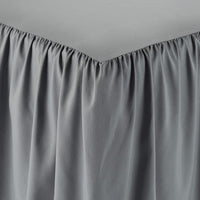 Basics Lightweight Ruffled Bed Skirt, Classic Style, Soft and Stylish 100% Microfiber With 16