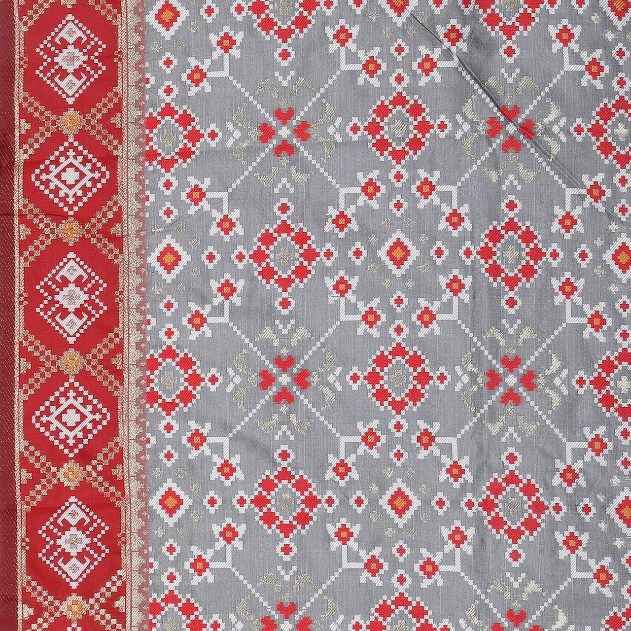 KAPAAHA Women's  Woven Design Silk Blend Dupatta Free Size