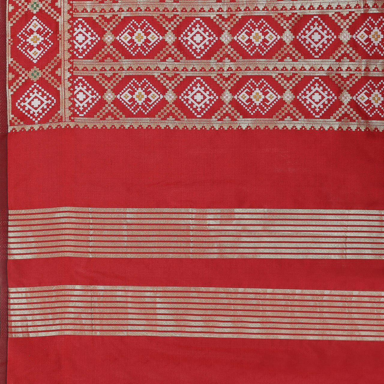 KAPAAHA Women's  Woven Design Silk Blend Dupatta Free Size