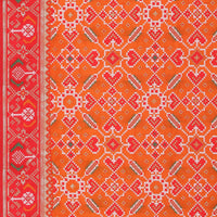 KAPAAHA Women's  Woven Silk Blend Patola Dupatta/Chunni