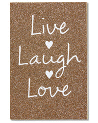 American Greetings Wedding Card (Live Laugh Love) Live Laugh Love