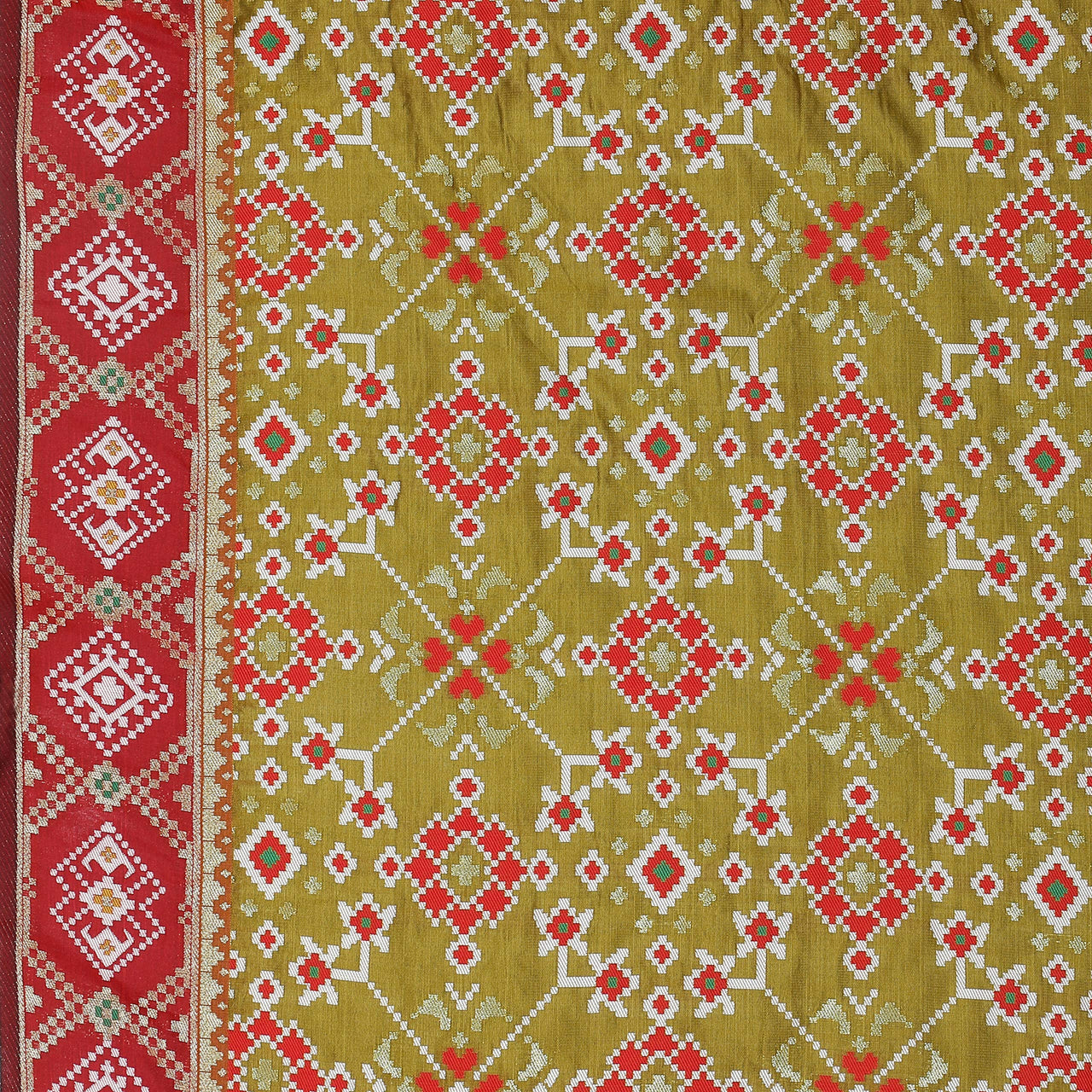 KAPAAHA Women's  Woven Design Silk Blend Dupatta Free Size