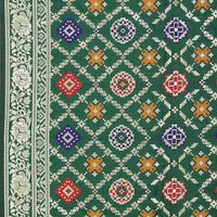 Kapaaha Women's  Woven Silk Blend Banarasi Zari Dupatta/Chunni, Width 45 Inch, Length 2.5 Meter