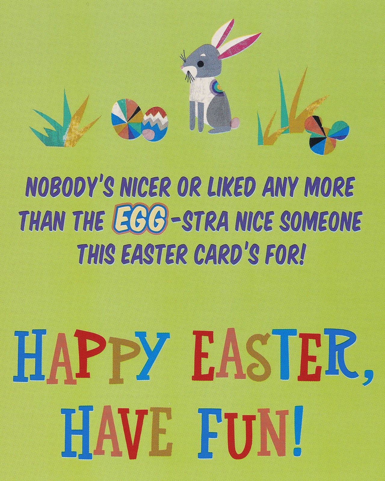 American Greetings Easter Card for Kids (Egg Display) Bright & Happy