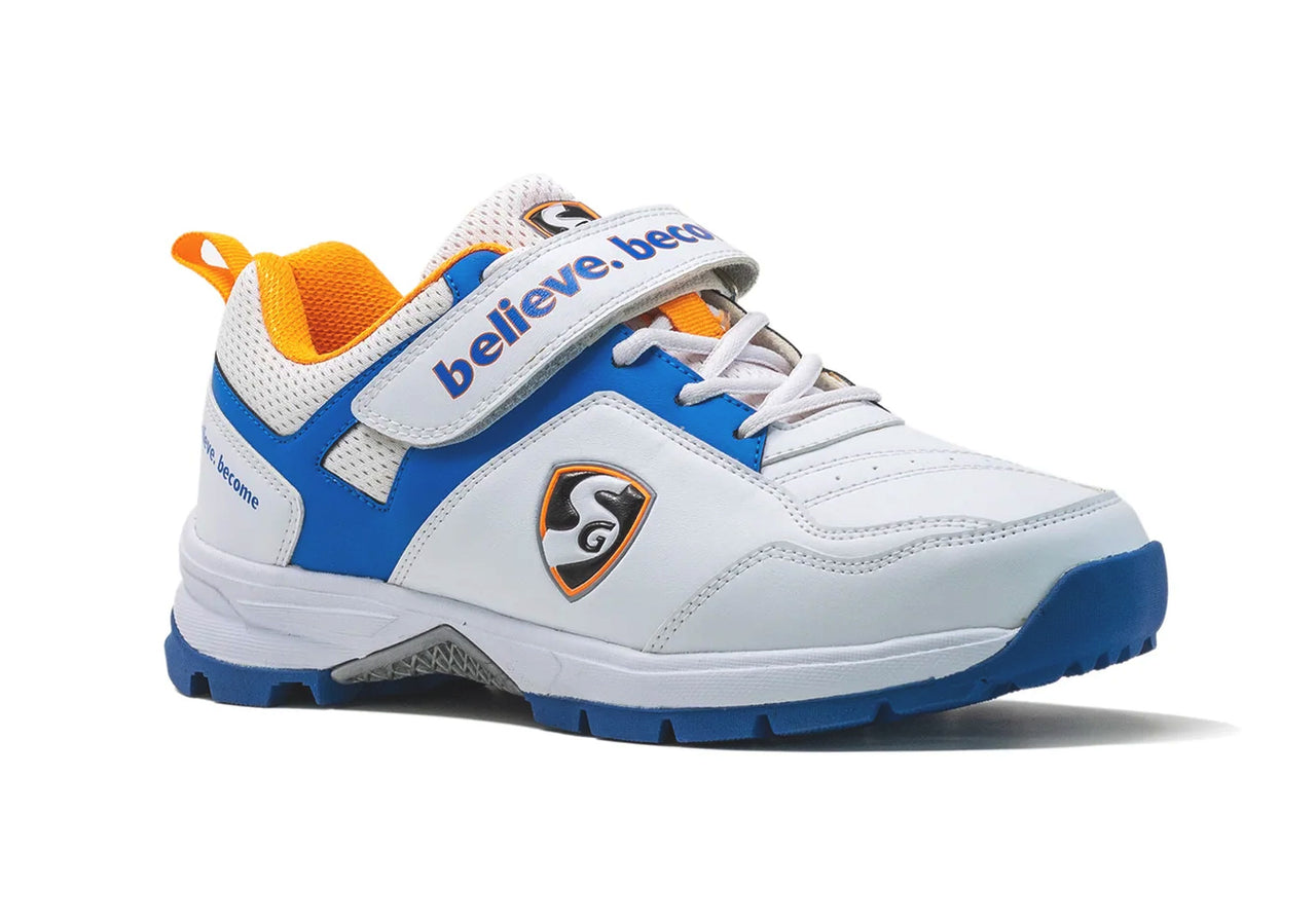 SG CENTURY 6.0 Cricket - Sleek Design In White/Royal Blue/Orange For Optimal Performance