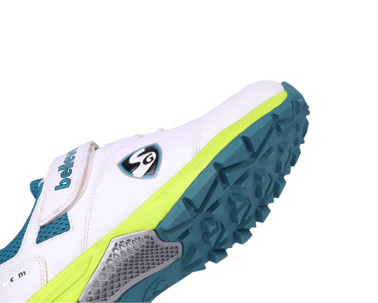 SG CENTURY 6.0 Cricket - Sleek Design In White/Sea Green/Fluo Green For Optimal Performance