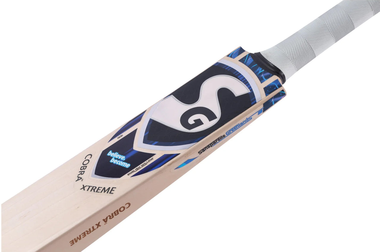 SG Cobra™ Xtreme English Willow Cricket Bat, Short Handle