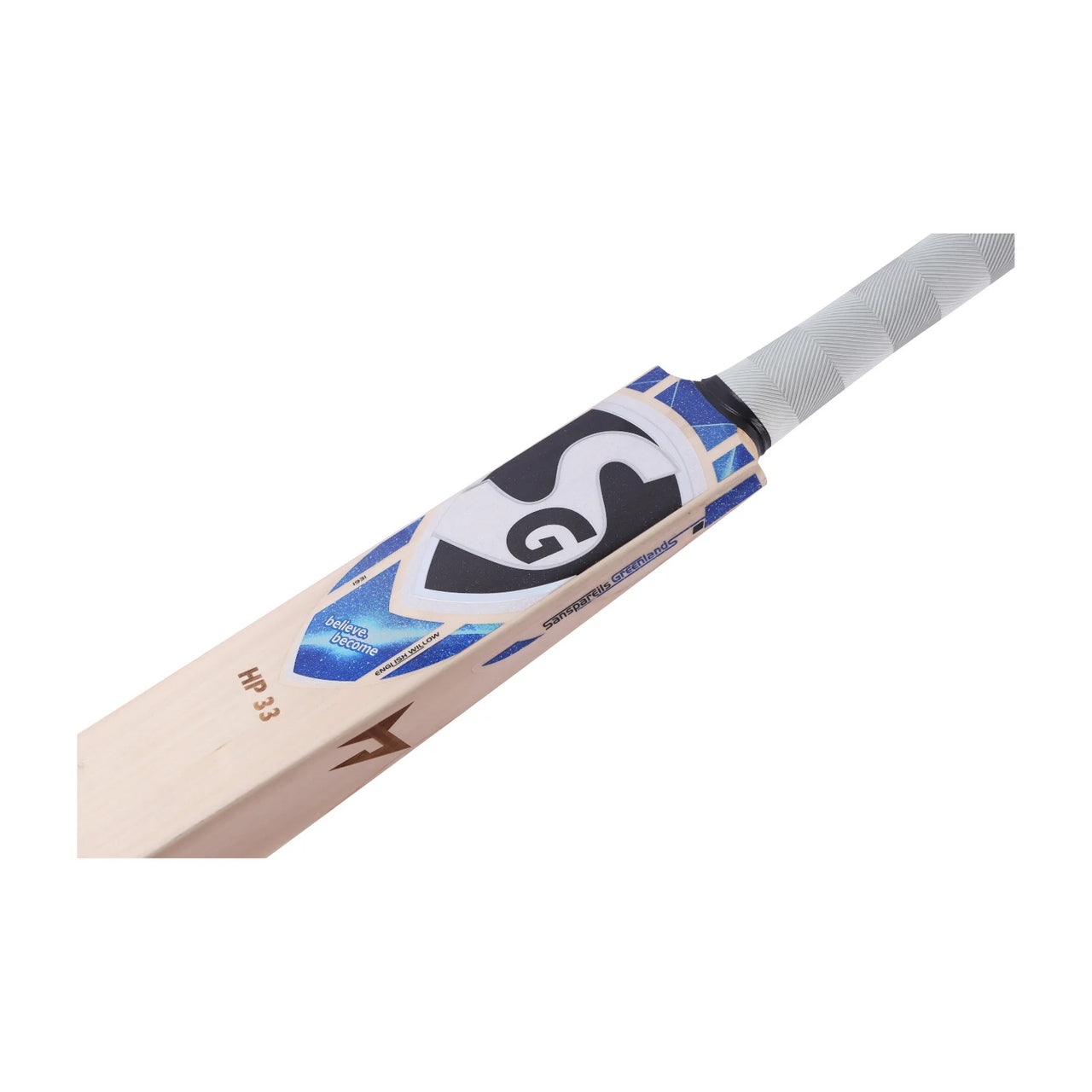 SG HP 33 English Willow Cricket Bat With SG|Str8bat Sensor (Hardik Pandya Series), Full Size
