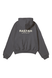 Raastah - Charcoal Grey Made In Pak Hoodie