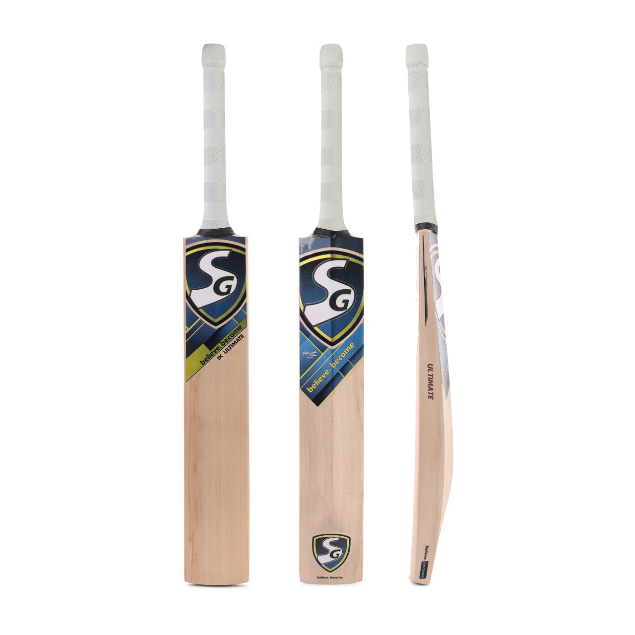 SG IK Ultimate English Willow Cricket Bat (Ishan Kishan Series), Short Handle