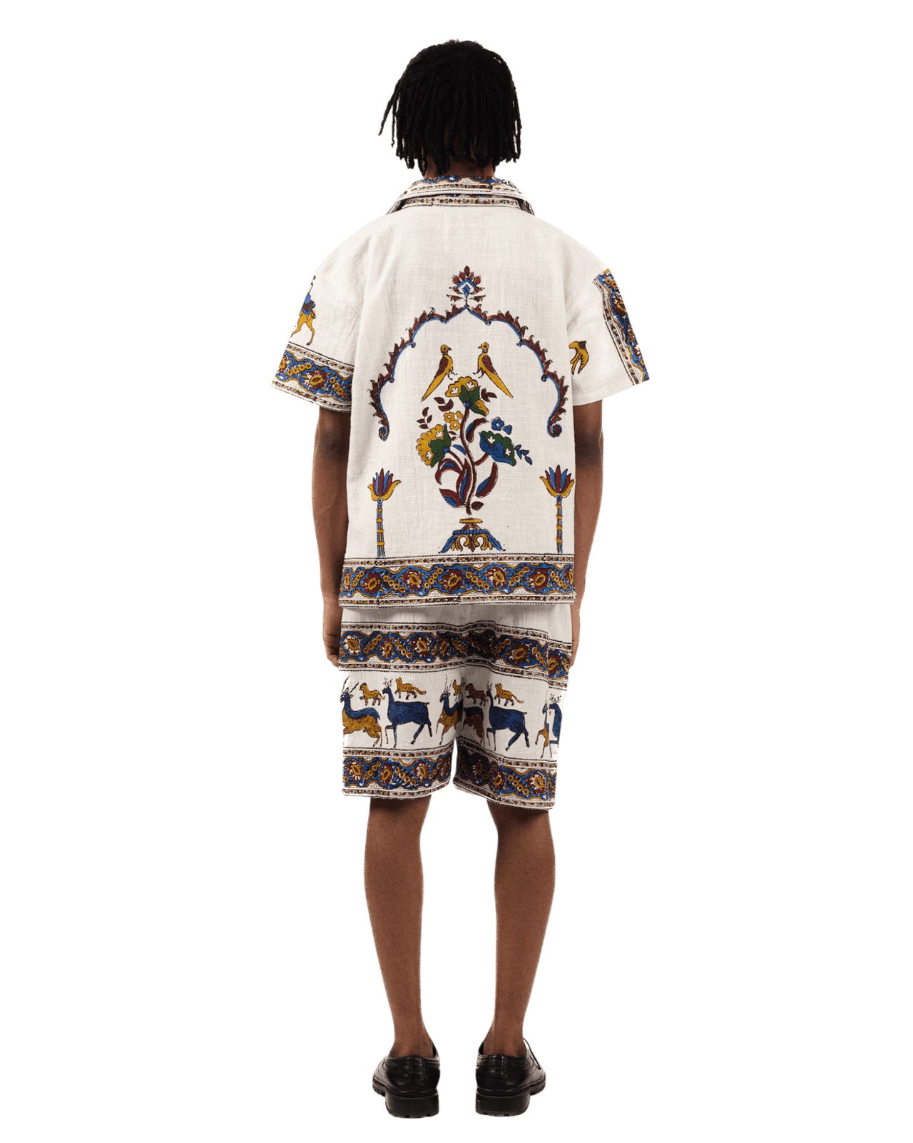 Raastah - "desert Bloom" Block Print Button Down