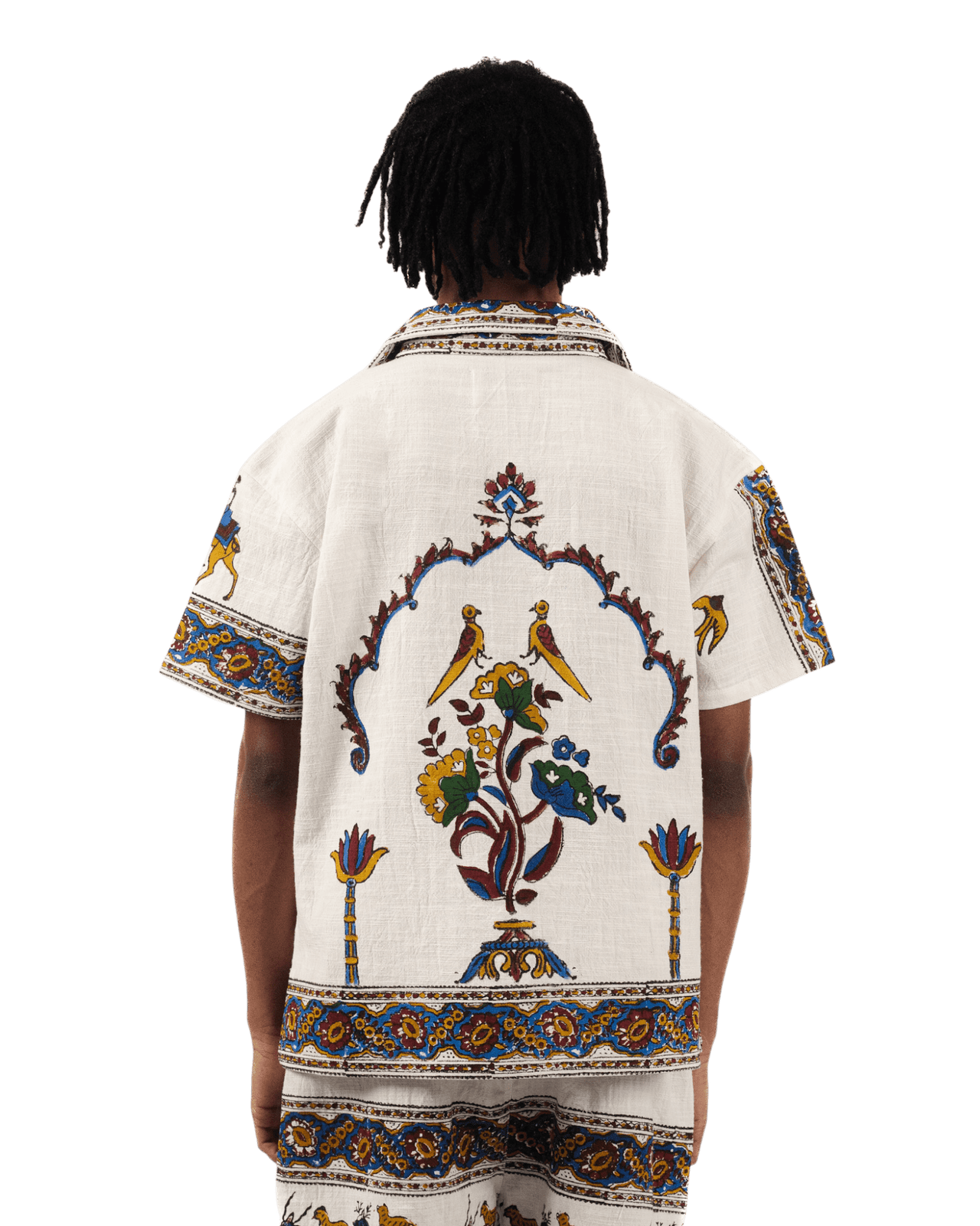 Raastah - "desert Bloom" Block Print Button Down