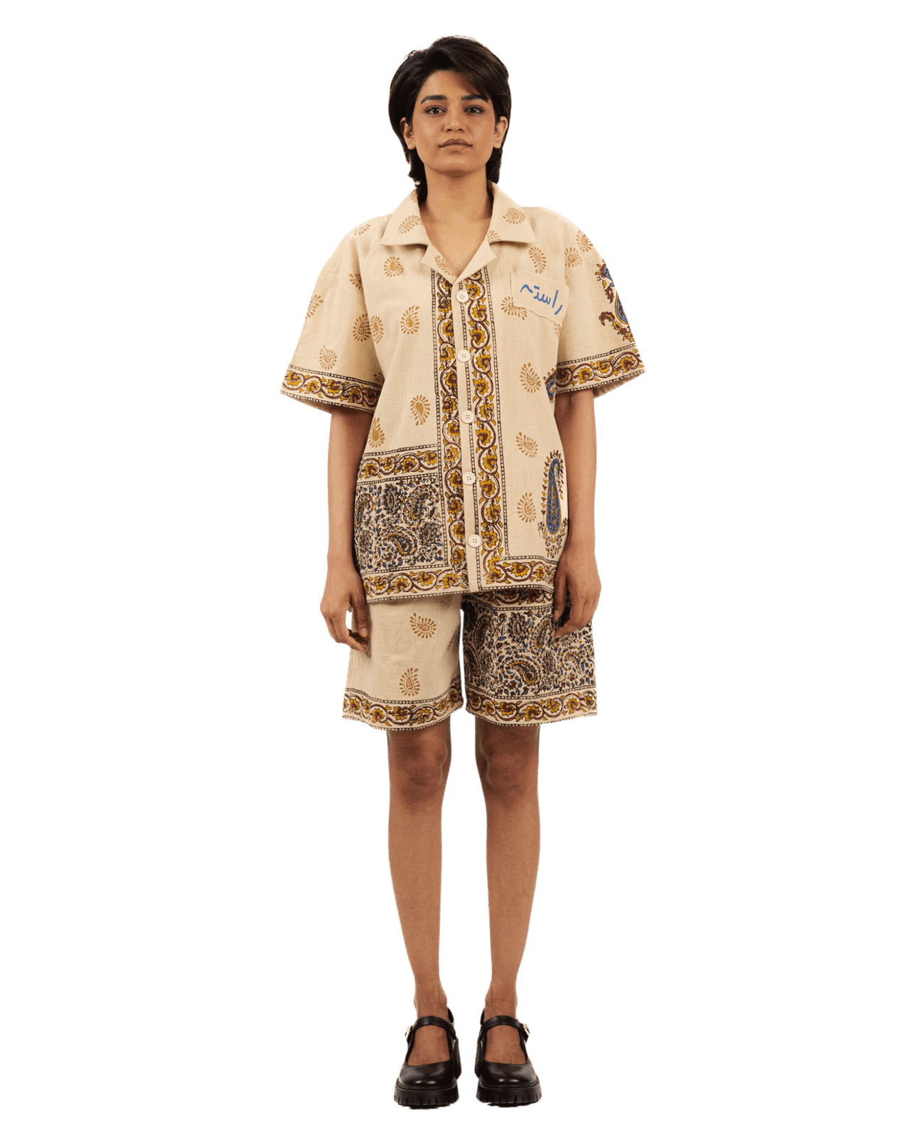 Raastah - Desert Tapestry Block Print Shirt