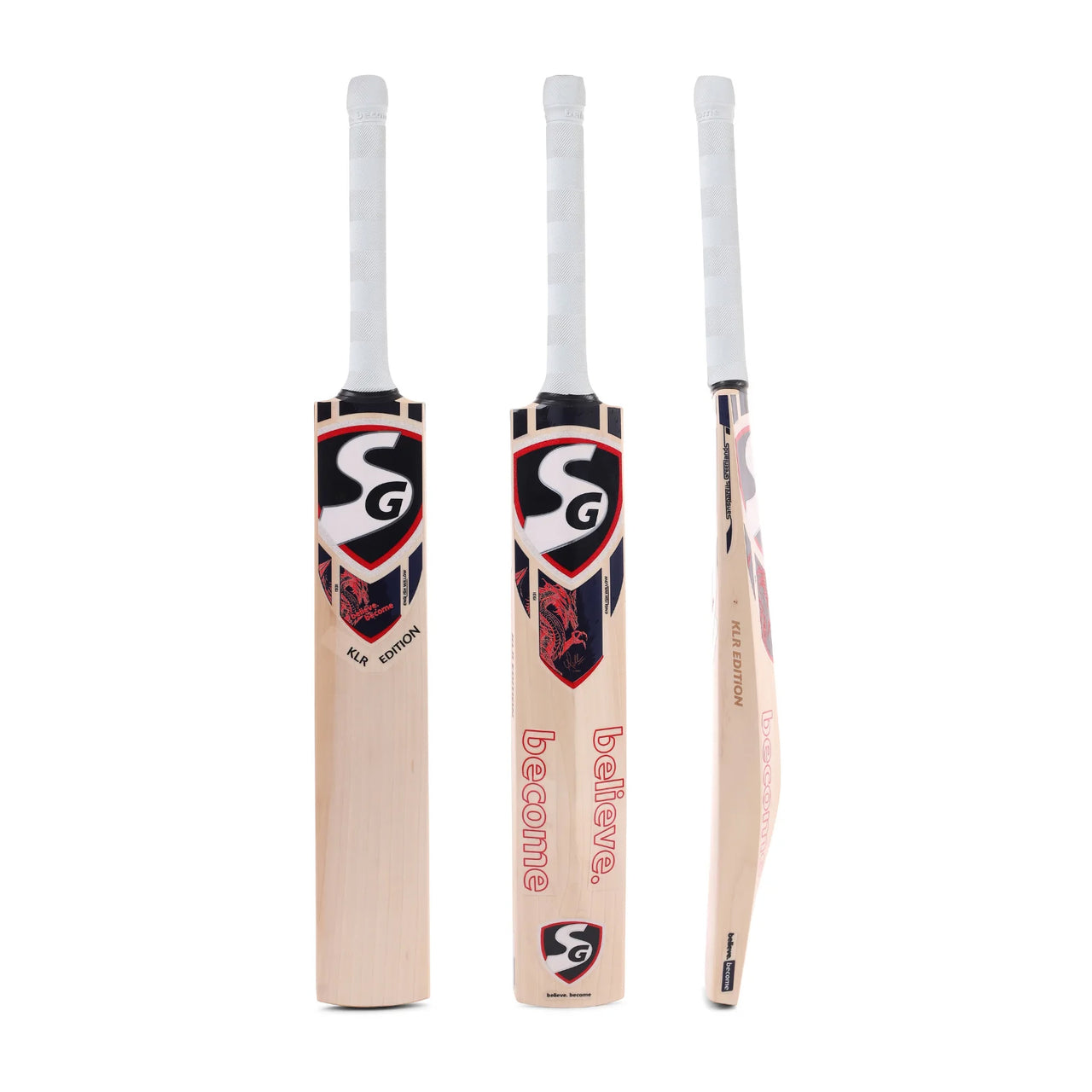 SG KLR Edition English Willow Cricket Bat (KL Rahul Series), Short Handle