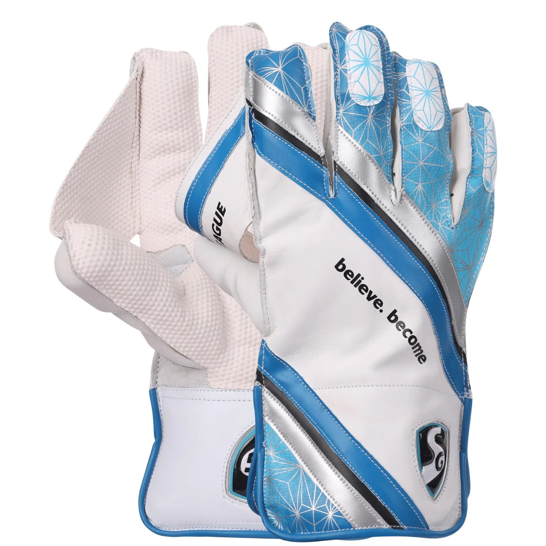 SG League Wicket Keeping Gloves (Multi-Color) W.K. Gloves