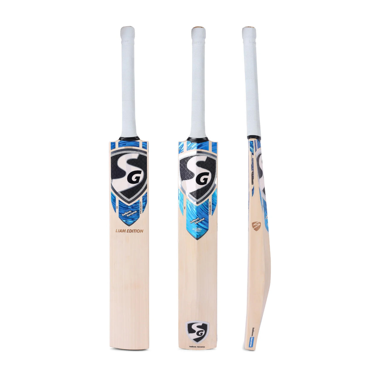 SG Liam Edition Player English Willow Cricket Bat With SG|Str8bat Sensor Short handle
