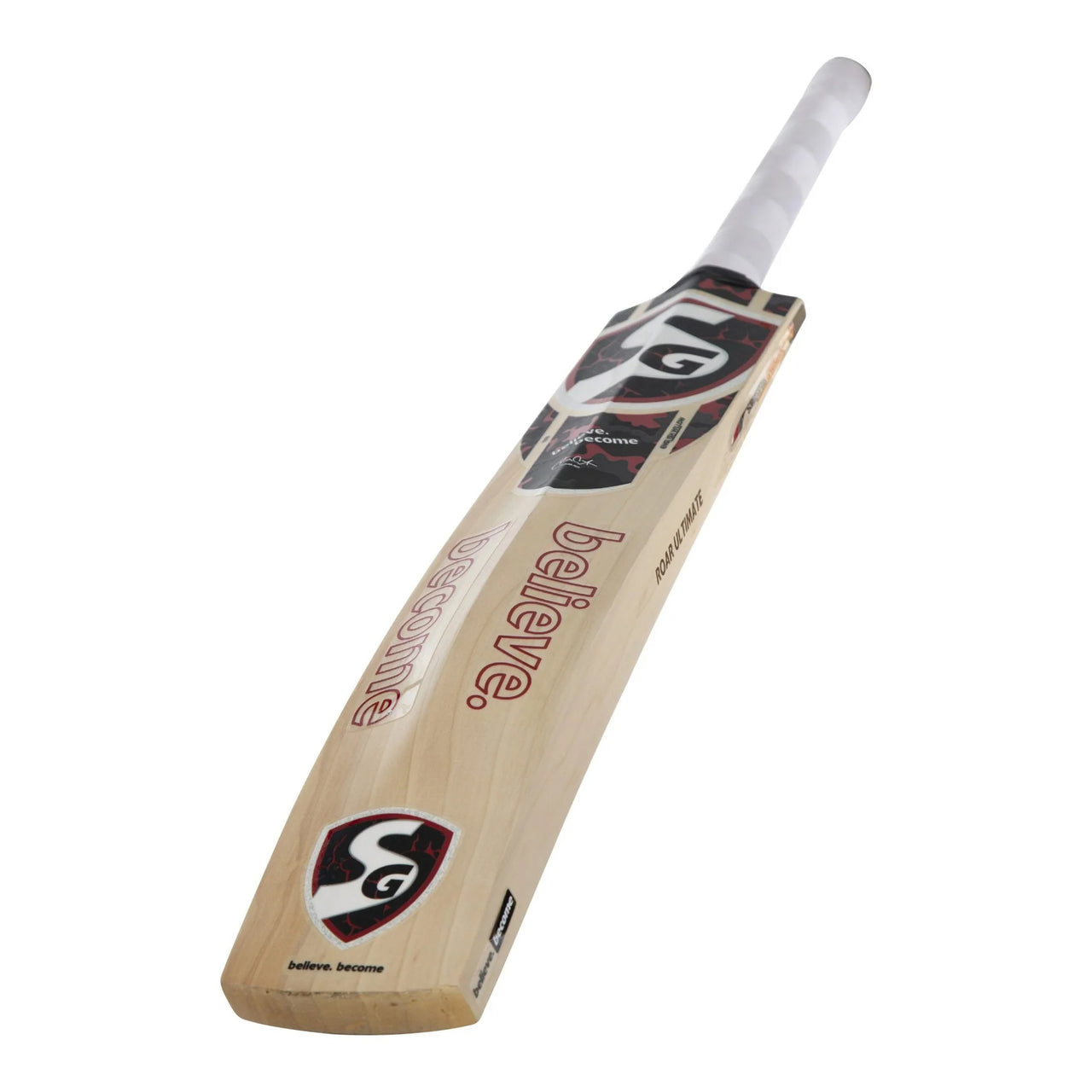 SG Roar Ultimate English Willow Cricket Bat, Short Hnadle