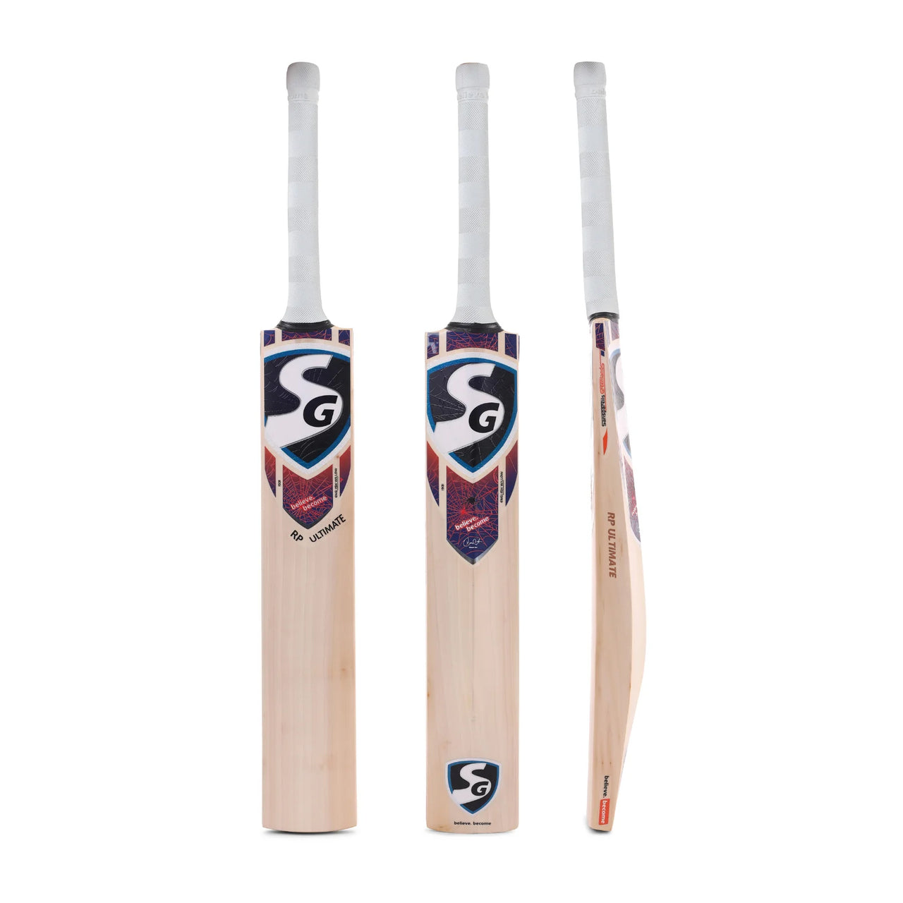 SG RP Ultimate English Willow Cricket Bat (Rishabh Pant Series), Short Handle