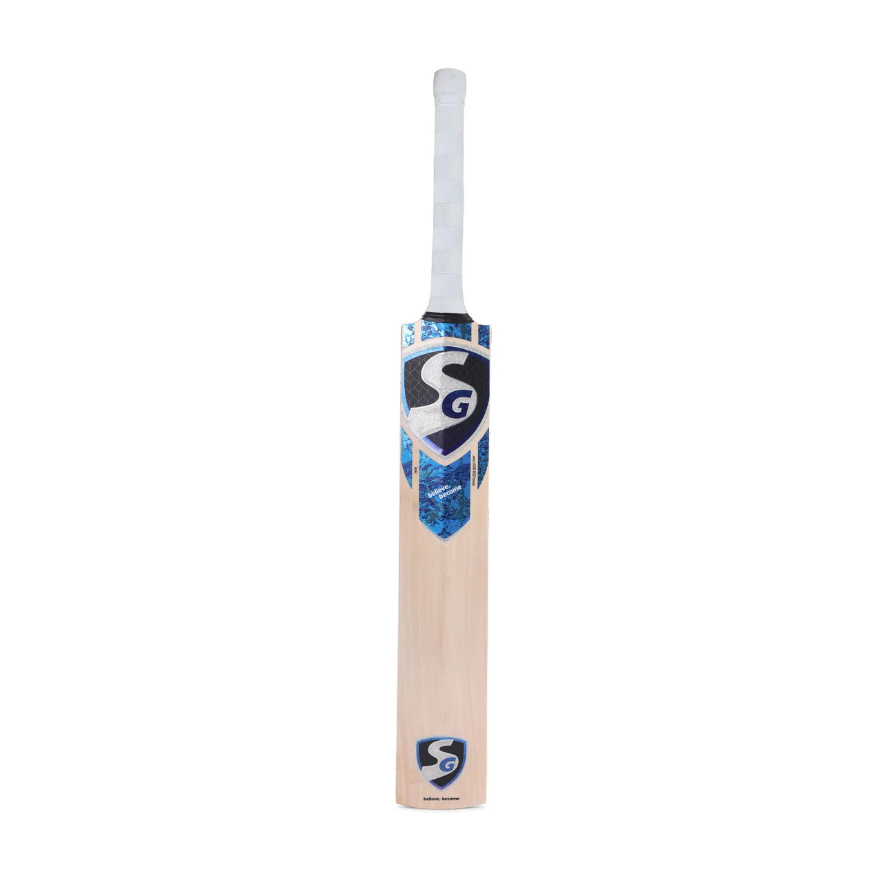 SG Sanju 14 English Willow Cricket Bat With SG|Str8bat Sensor, Short Handle