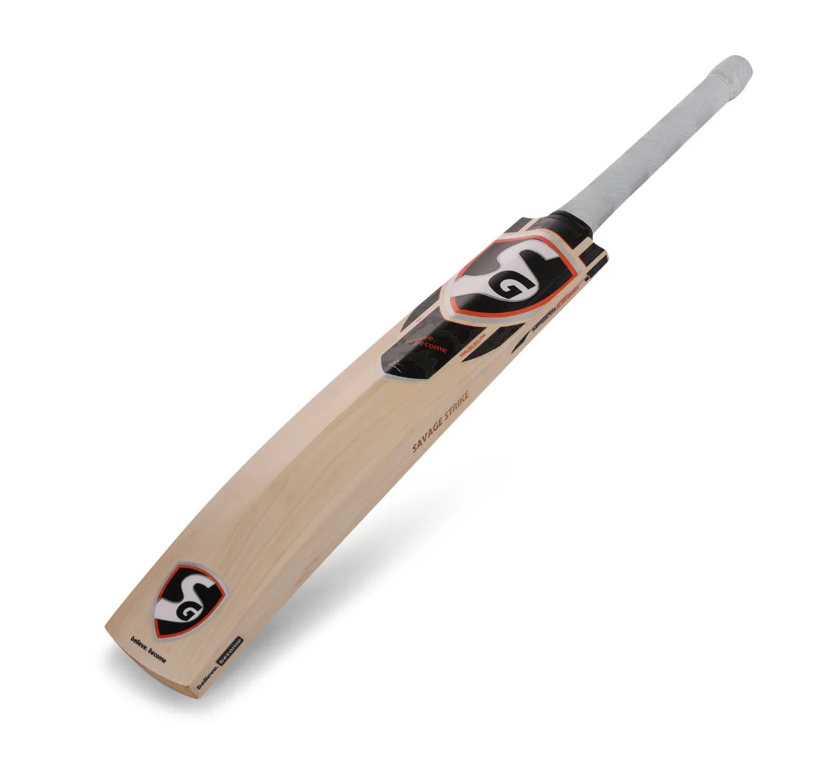 SG Savage Strike English Willow Cricket Bat (Hardik Pandya Series) , Short handle