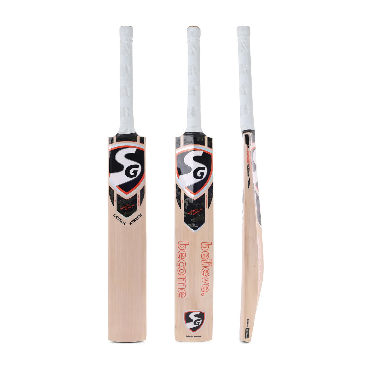 SG Savage Xtreme English Willow Cricket Bat (Hardik Pandya Series), Short Handle