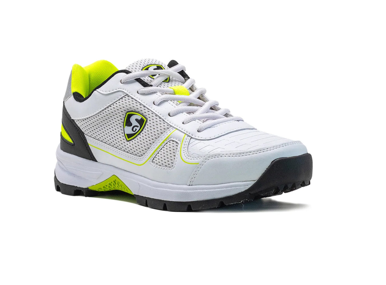 SG SCORER 6.0 Sports Shoe Design For Performance On The Field - White/Black/Lime