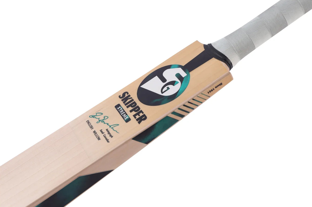SG Skipper Xtreme English Willow Cricket Bat, Short Handle