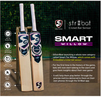 SG Smart Willow English Willow Cricket Bat With SG Sensor,SHORT HANDLE