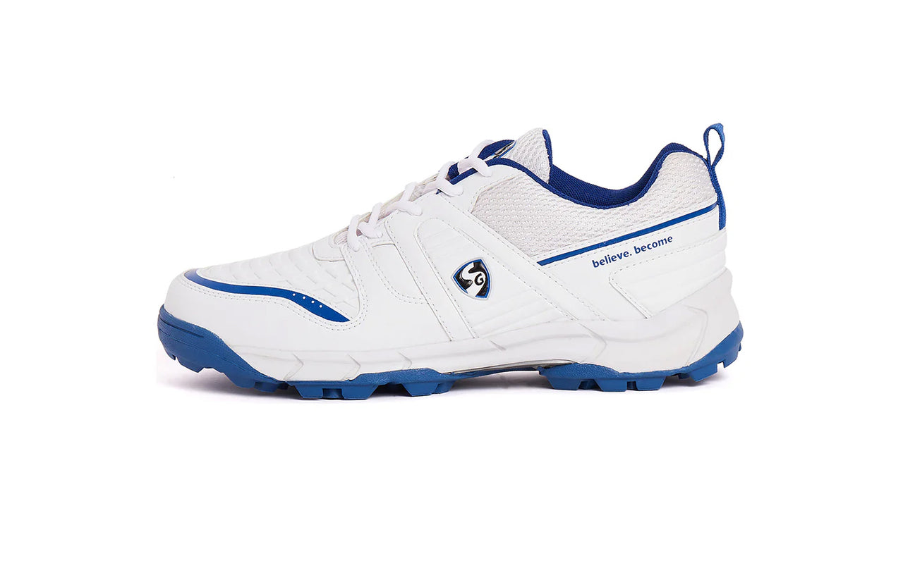 SG Steadler 6.0 Cricket Shoes White/Royal Blue - UK