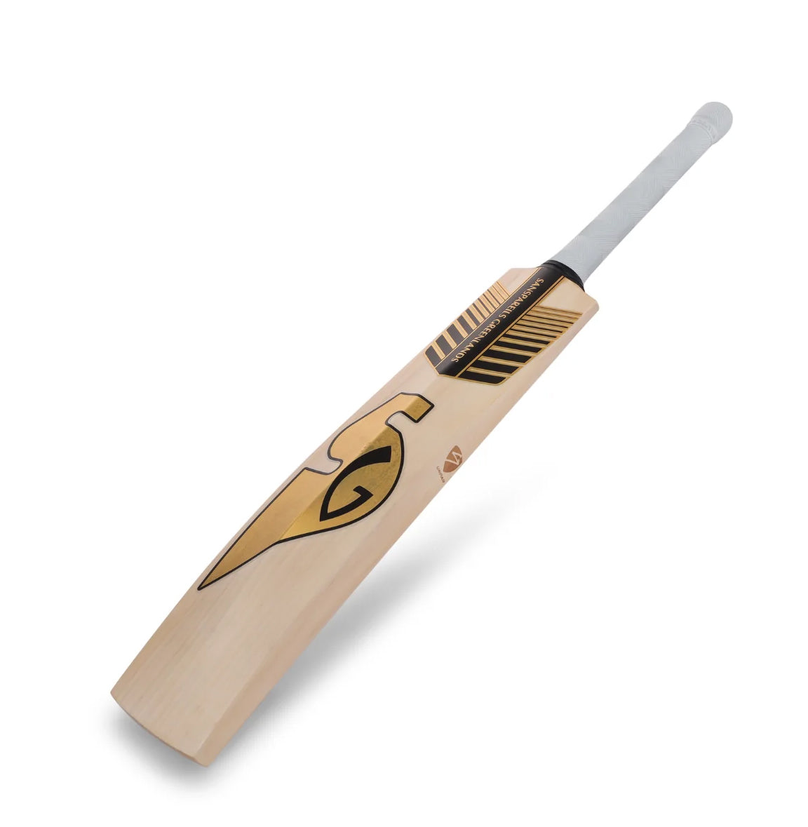 SG Sunny Gold Classic English Willow Cricket Bat With SG|Str8bat Sensor, Short Handle