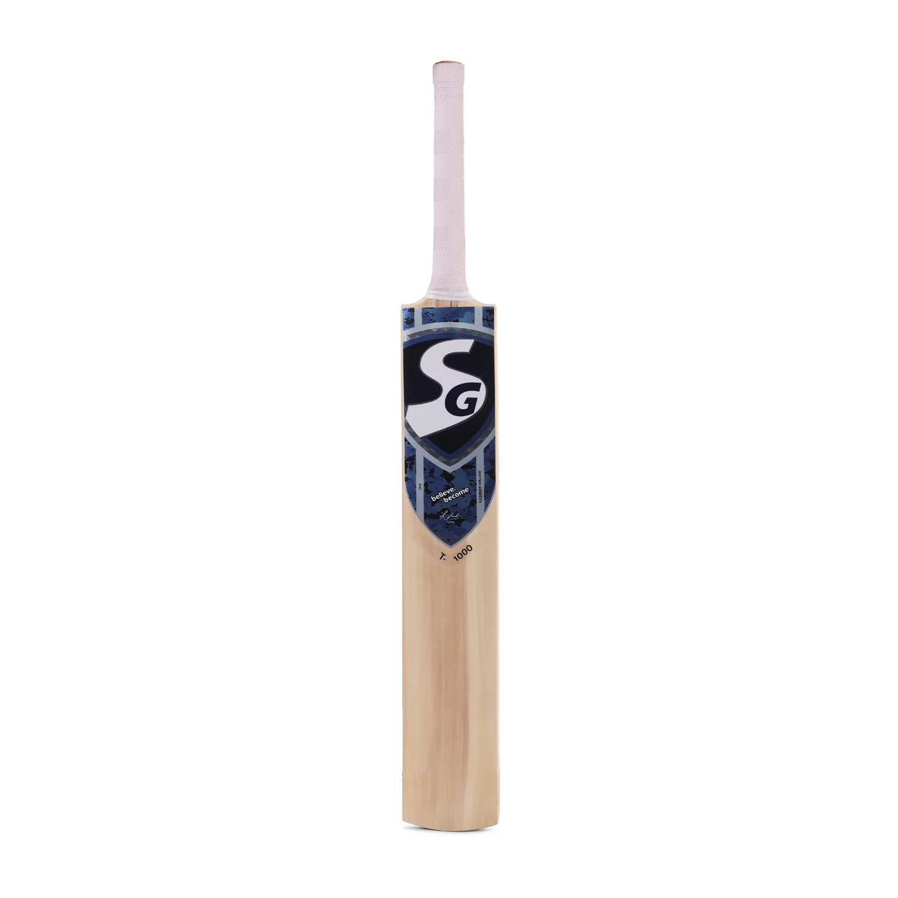 SG T-1000 Kashmir Willow Cricket Bat (Tennis Ball), Short Handle