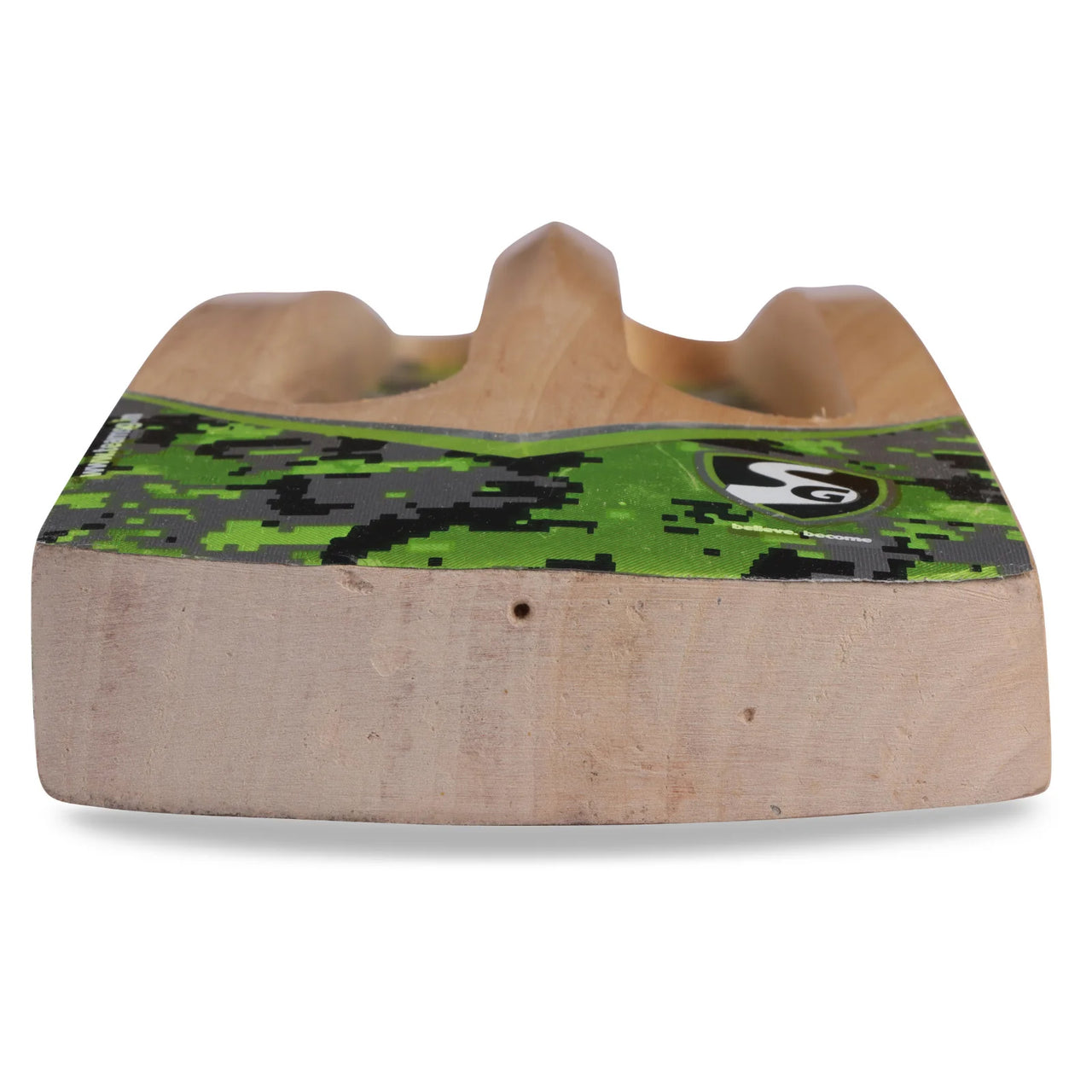 SG T-1400 Kashmir Willow Scoop Bat For Tennis Cricket Ball, Short Handle