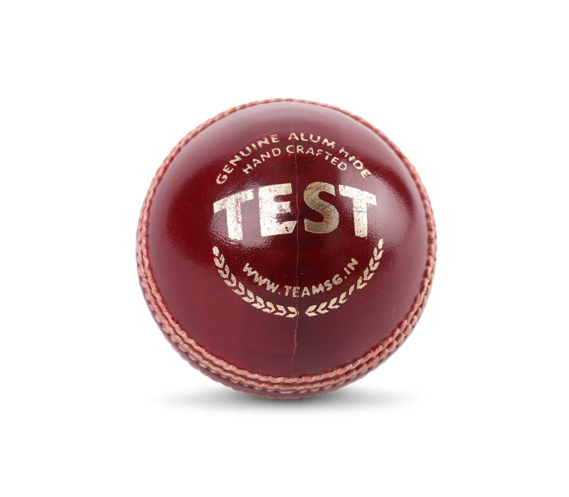 SG Test Cricket Leather Ball, Size For Adult