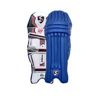 SG Test Cricket Batting Legguard (Blue), Right Handed